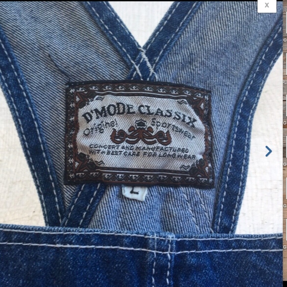 Overall shorts D'Mode Classix sz.L - Picture 4 of 6